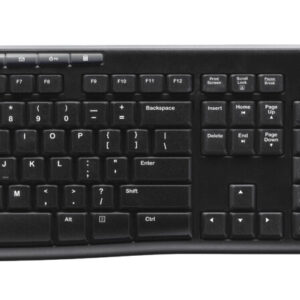 Logitech MK270 – Wireless Keyboard and Mouse combo – Black – USB