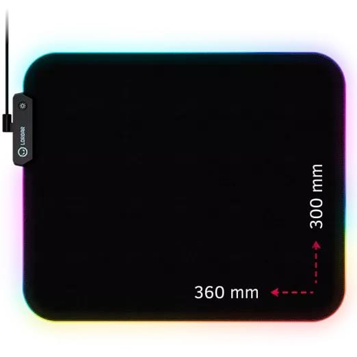 Lorgar Steller 913 RGB Gaming Mouse Pad Black LRG-GMP913