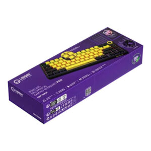 Lorgar KBP70MW Pro Wireless Mechanical Gaming Keyboard Black and Yellow LRG-KBP70MW-YL-US