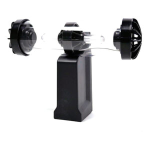 UniQue Transparent Tube Blue LED Stereo Speaker LS159-BK