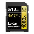 Lexar 1800x SD Professional 512GB SDXC Memory Card LSD1800512G-BNNNG