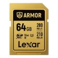 Lexar ARMOR GOLD 64GB SDXC Memory Card LSDAMGL064G-RNNNG