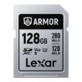 Lexar ARMOR SILVER PRO 128GB SDXC Memory Card LSDAMSP128G-RNNNG