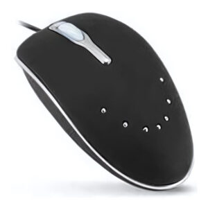 UniQue PS/2 Mouse With Carry Pouch – Black M0-N133BK