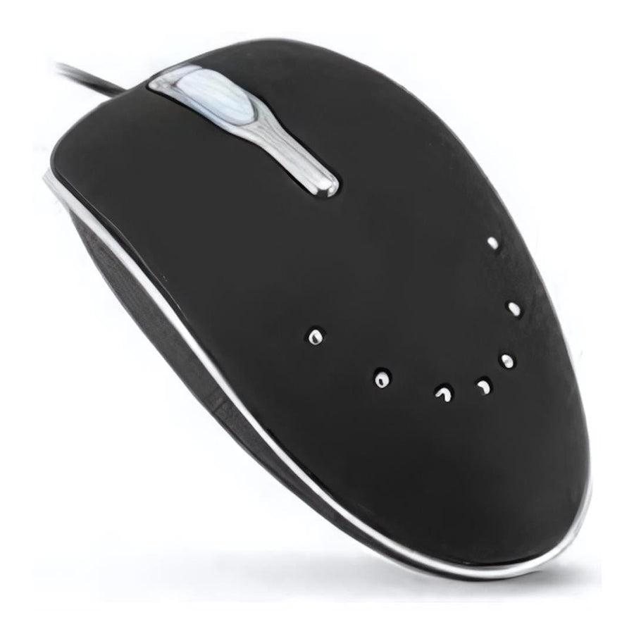 UniQue PS/2 Mouse With Carry Pouch – Black M0-N133BK