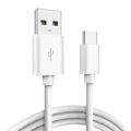Tuff-Luv USB-A to USB-C 1m Cable - White M2056