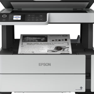 Epson 39ppm Mono A4 Print Scan Copy USB Wired Wireless WiFi Direct Ethernet Duplex Print Only incl 2 ink bottles