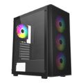 FSP M220-BA Mid-Tower ATX Gaming PC Case Black