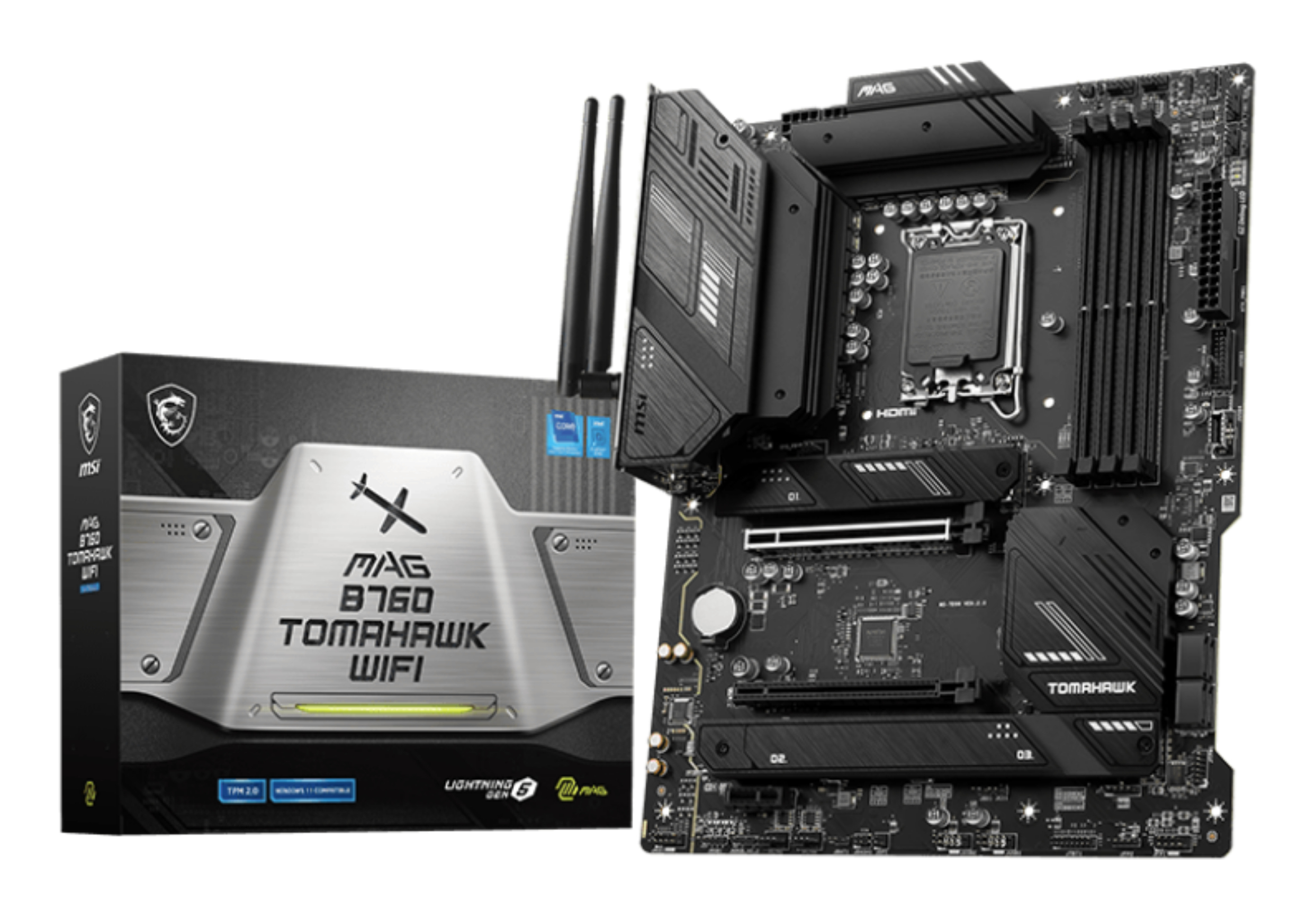 MSI MAG B760 Tomahawk Wi-Fi DDR5 LGA 1700 ATX Motherboard
