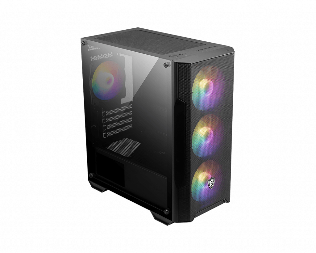MSI MAG Forge M100A Micro Tower Black PC Case - Image 2