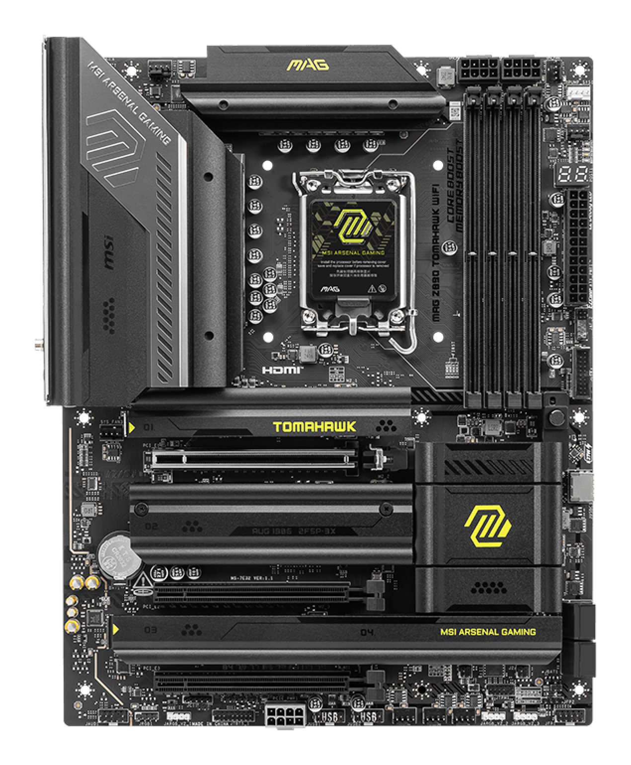 MSI MAG Z890 Tomahawk Wi-Fi Intel LGA 1851 ATX Motherboard - Image 2