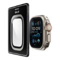 MagEasy Fortiz Sapphire Screen Protector for Apple Watch - Natural Titanium