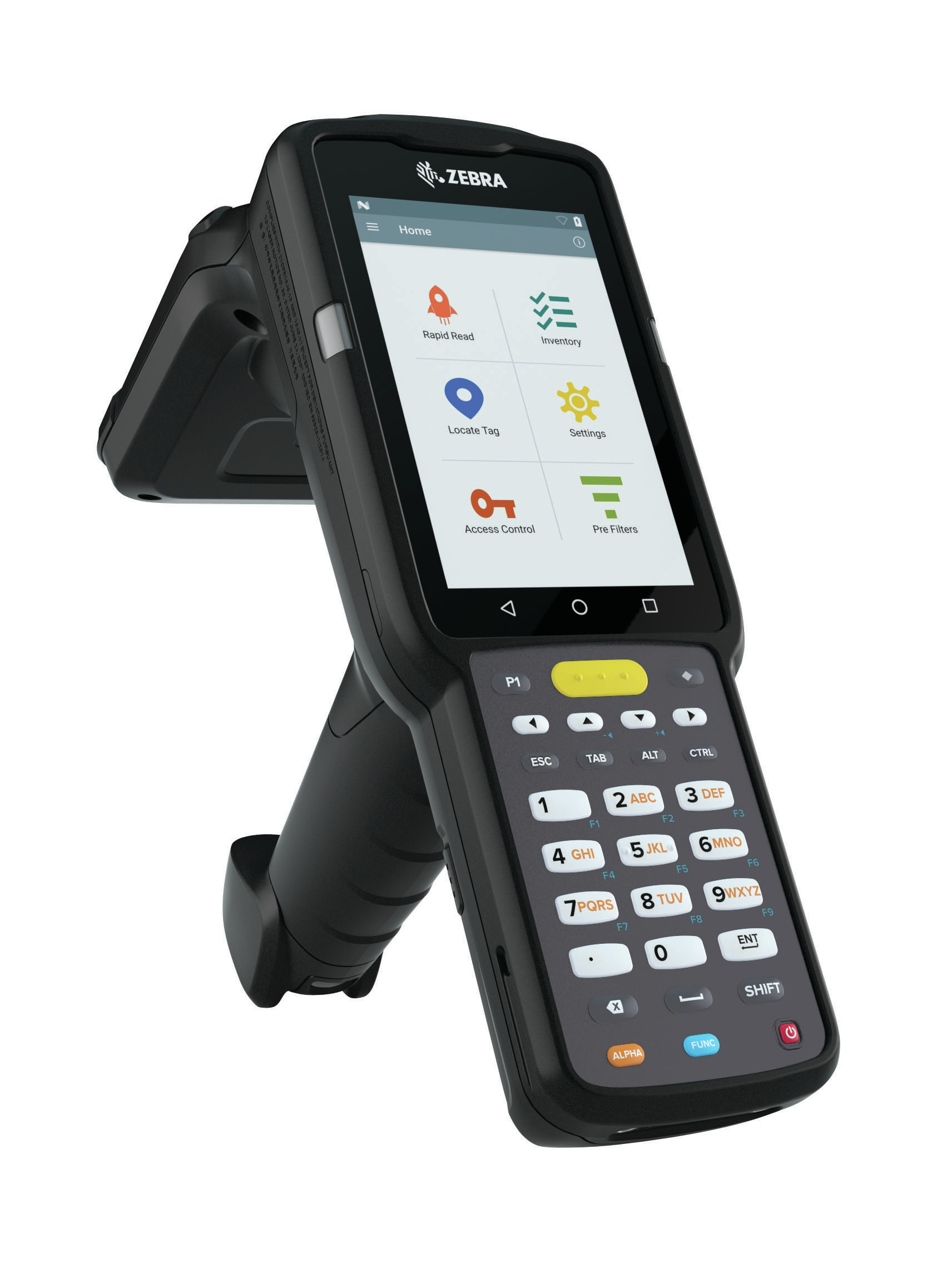 Zebra MC3330R 4-inch 800 x 480p Handheld Touchscreen Mobile Computer Black MC333R-GI2HG4EU