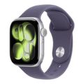Apple Watch Series 11 GPS 46mm Silver Aluminium Case with Purple Fog Sport Band S/M MEV94AF/A
