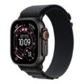 Apple Watch Ultra 3 GPS + Cellular 49mm Black Titanium Case with Black Alpine Loop - Large