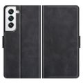 Tuff-Luv Essentials Leather Folio Case for Samsung S22 Plus - Black MF1005
