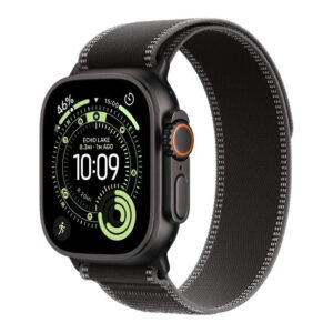 Apple Watch Ultra 3 GPS + Cellular 49mm Black Titanium Case with Black/Charcoal Trail Loop M/L