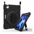 Tuff-Luv 10.6-inch Armour Jack Rugged Case with Arm and Handstrap for Lenovo Tab M10 Plus 3rd Gen Black MF2385