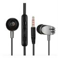 Tuff-Luv X2 Wired Earbuds with Mic Black MF3152