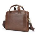 Tuff-Luv Genuine Leather 13-14-inch Laptop Bag Dark Brown MF3600