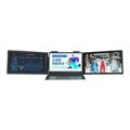 Tuff-Luv MF3856 14-inch 1920 x 1080p FHD 16:9 60Hz LCD IPS Portable Tri Monitor Extender for Notebooks