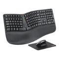 Tuff-Luv Split Arch Ergonomic Wireless Keyboard and Mouse Combo Black MF3860