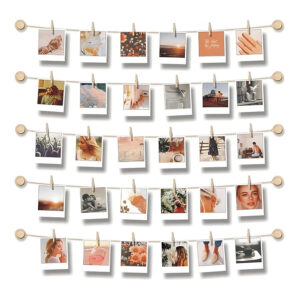 Tuff-Luv Hanging Photo Display for Wall Decor Clips MF4098