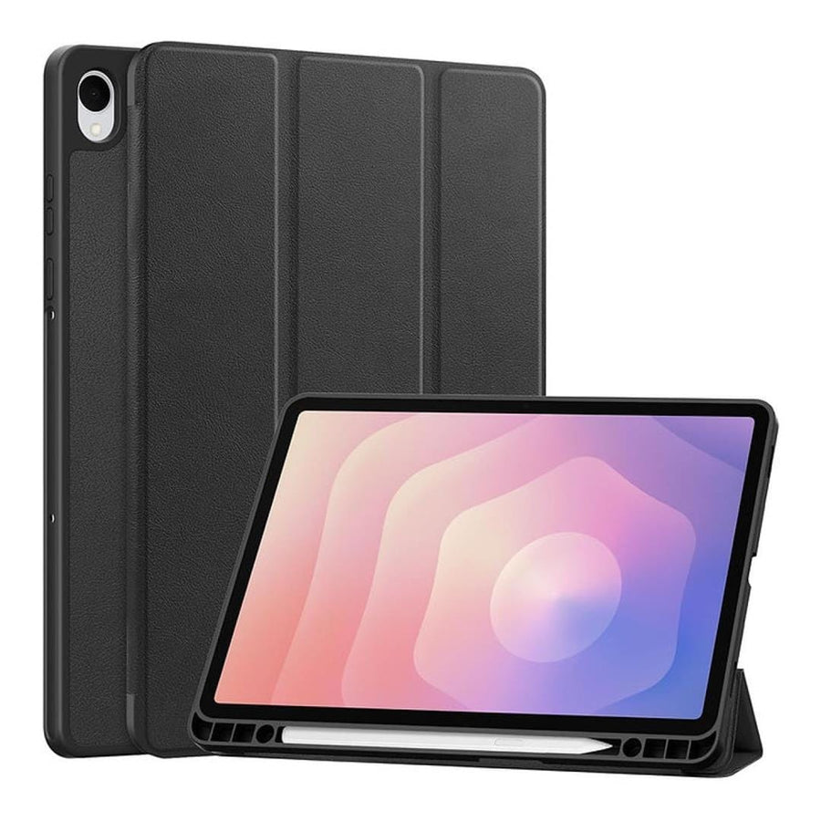 Tuff-Luv Essentials Folio Case with Pen Slot For Galaxy Tab S11 X730/ X736 Black MF4208