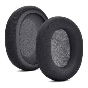 Tuff-Luv Replacement Fabric Ear Pads for Steel Series Arctis 3/5/7/9/1/Pro Headsets Black MF4333