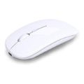 Tuff-Luv Rechargeable Silent Dual-Mode Bluetooth and Wireless Mouse White MF4336