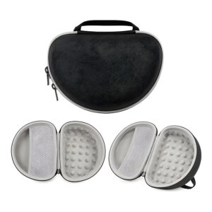 Tuff-Luv MF4498 Protective EVA Travel Headphone Hard Carry Case – Black