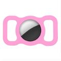 Tuff-Luv Pet Dog Collar Holder Compatible with Apple Airtag - Pink MF478