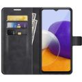 Tuff-Luv Essentials Folio Case and Stand Samsung Galaxy A22 4G - Black MF495