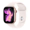 Apple Watch Series 11 GPS + Cellular 42mm Rose Gold Aluminium Case with Light Blush Sport Band S/M