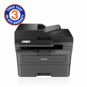 Brother Mid-Range Mono Laser MFC with Duplex printing and wired and wireless printing capabilities (3YR onsite)