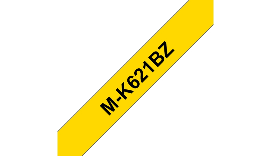 Non Laminated Tape Black On Yellow 8M X 9MM