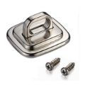 Tuff-Luv 2x2cm Desk Zinc Alloy Security Base Plate Silver MLOCK5