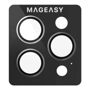 SwitchEasy LenzGuard Sapphire Lens Protector for iPhone 15 Pro - Silver