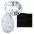 Eaton 180-degree Motion Sensor Twin Solar Powered LED Floodlight MSLED180W