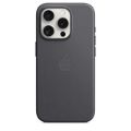 Apple iPhone 15 Pro FineWoven Black Case with MagSafe Support