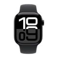 Apple Watch Series 10 GPS 46mm Jet Black Aluminium Case with Black Sport Band M/L