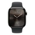 Apple Watch Series 10 GPS + Cellular 42mm Slate Titanium Case with Black Sport Band M/L MWXH3QA/A