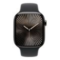 Apple Watch Series 10 GPS LTE 46mm Slate Titanium Case with Black Sport Band - Small/Medium MWYD3QA/A