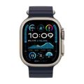 Apple Watch Ultra 2 GPS + Cellular 49mm Natural Titanium Case with Navy Ocean Band