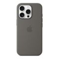 Apple iPhone 16 Pro Stone Grey Silicone Case with MagSafe Support