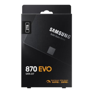 Samsung 870 EVO 2.5-inch 2TB SATA Internal SSD MZ-77E2T0B