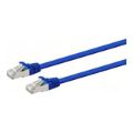 LinkQnet CAT6A Flylead LSZH Cable 3m Blue NET-CAT6A-3M-BL-LQ