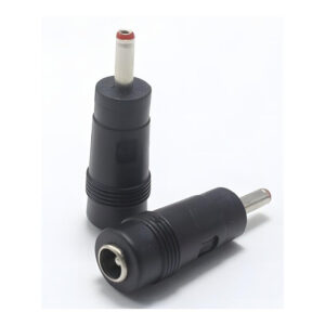 Lucktech 3.5×1.35mm Male Red to 5.5×2.1mm Female Black DC Adaptor NET-DC35135-H