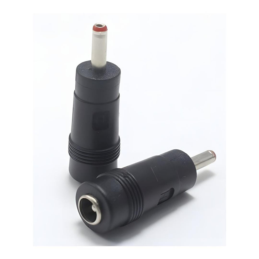 Lucktech 3.5×1.35mm Male Red to 5.5×2.1mm Female Black DC Adaptor NET-DC35135-H
