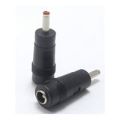 Lucktech 3.5x1.35mm Male Red to 5.5x2.1mm Female Black DC Adaptor NET-DC35135-H